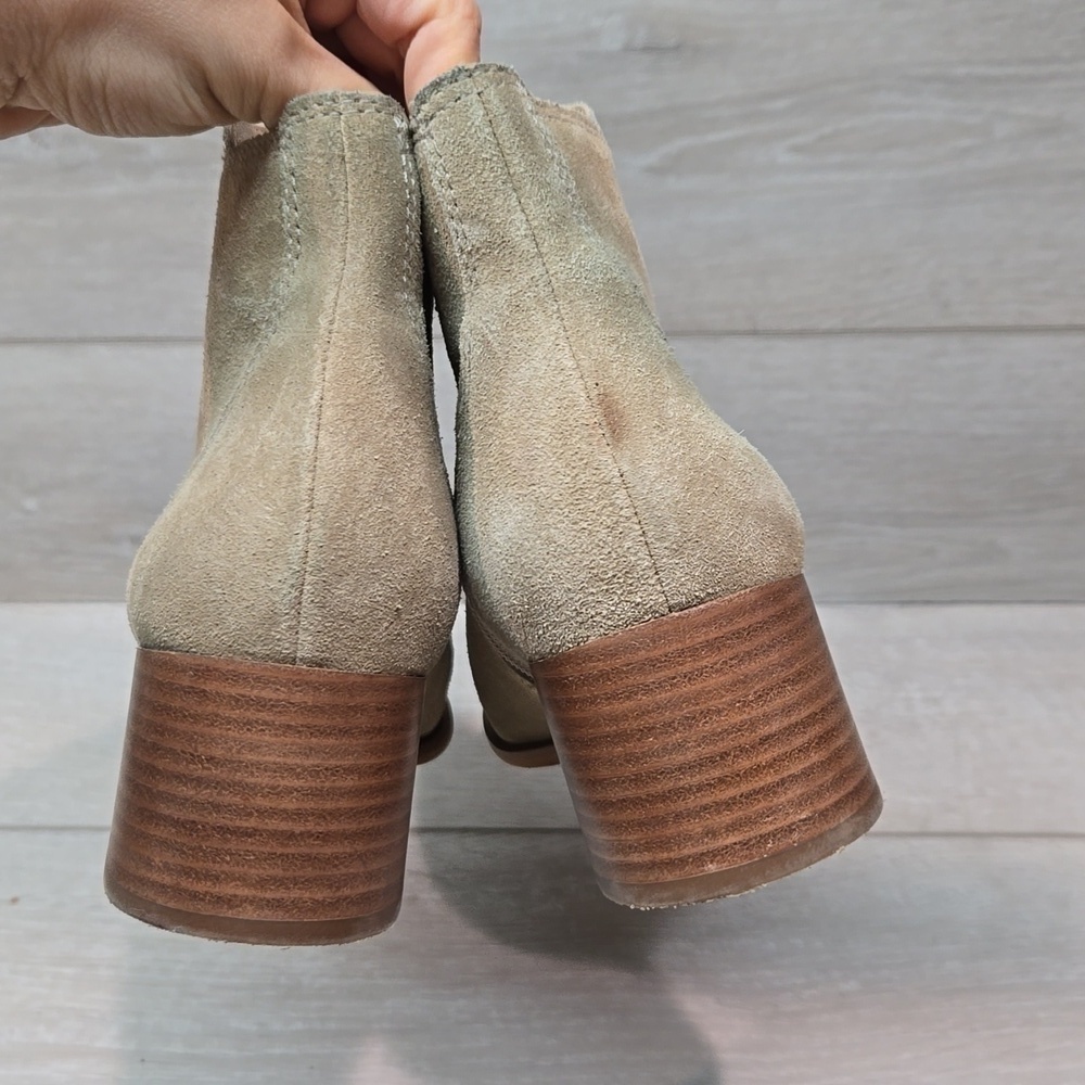 Lucky Brand Women Lilye Leather Ankle Heels Boots shoes sz 9M - Picture 6 of 14